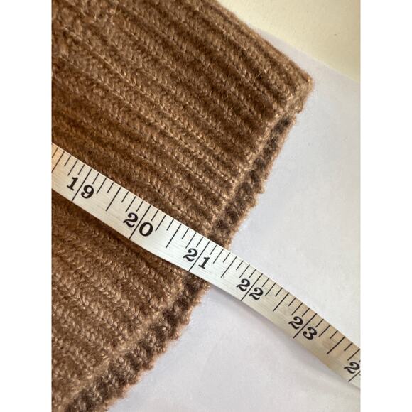 Hem & Thread Caspian Button Turtleneck Sweater Boxy Striped Brown Gold Buttons S - Picture 9 of 9